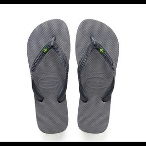 Havaianas Men’s Brazil Flip Flop Steel Grey
